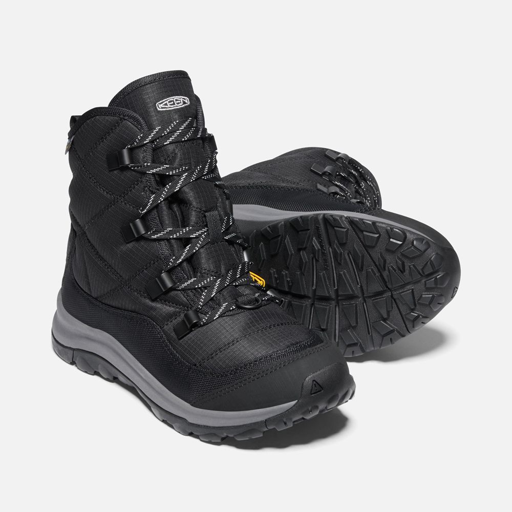 Keen Kar Botu Kadın Siyah - Terradora Ii Waterproof - Türkiye DMOE13598